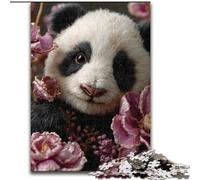 Puzzles 1000 pièces pour Adultes et Adolescents, Motif Panda, Jeux éducatifs, décoration d'intérieur, idéal pour la décoration de Bureau (Taille 50x75cm)