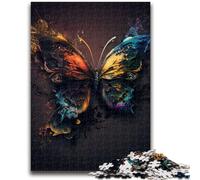 Puzzles 1000 pièces pour Adultes et Adolescents, Papillons colorés, Jeux éducatifs, Anti-Stress, Collection d'artistes, Beaux-Arts, 26x38cm