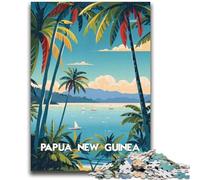 Puzzles 1000 pièces pour Adultes et Adolescents Papouasie Tropical Escape Toys Jeux éducatifs Anti-Stress Collection Artistes, Beaux-Arts (Taille 50x75cm)