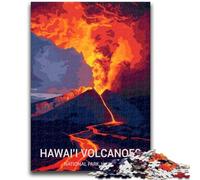 Puzzles 1000 pièces pour Adultes et Adolescents Parc National des volcans d'Hawaï Convient aux 14 Ans et Plus Jeux familiaux Offrez des Cadeaux pour Toute la Famille (Taille 38x26cm)