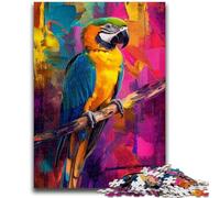Puzzles 1000 pièces pour Adultes et Adolescents Perroquet Animal pour Les 14 Ans et Plus Jeux Amusants Activités Amusantes à la Maison, Cadeaux d'anniversaire, Cadeaux de Voyage 50x75cm