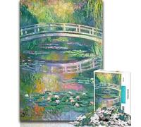 Puzzles 1000 pièces pour Adultes et Adolescents, Pont de Printemps, Puzzles pour Adultes, Anti-Stress, défi Difficile, adapté à la décoration de Bureau (Taille 38x26cm)