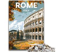 Puzzles 1000 pièces pour Adultes et Adolescents Puzzle Rome 1000 pièces, Jeu éducatif pour Anniversaire et Noël, à partir de 14 Ans (50x75cm)