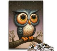 Puzzles 1000 pièces pour Adultes et Adolescents, Puzzles bébé Hibou pour Adolescents, pour Un Moment de détente à la Maison avec des pièces de Formes aléatoires entièrement emboîtables (50x75cm)
