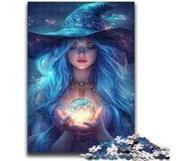 Puzzles 1000 pièces pour Adultes et Adolescents, Puzzles de sorcières, Cadeaux d'anniversaire, décoration Murale pour Les 14 Ans et Plus, 38x26cm
