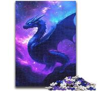 Puzzles 1000 pièces pour Adultes et Adolescents, Puzzles Dragon Violet Lune pour Adultes, Jouets éducatifs, Jeux familiaux, Anniversaires et Cadeaux Uniques (75x50cm)