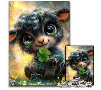 Puzzles 1000 pièces pour Adultes et Adolescents, Puzzles en Carton Motif Moutons fantastiques, Divertissement Familial, Cadeaux d'anniversaire Uniques pour Les Enfants de 14 Ans et Plus 26x38cm