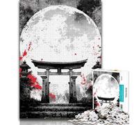 Puzzles 1000 pièces pour Adultes et Adolescents,Puzzles Japonais Torii Gate pour Adolescents,Jeux d'activités familiales stimulants,Jouets à Faire soi-même pour décoration Murale de la Maison,Cadeaux