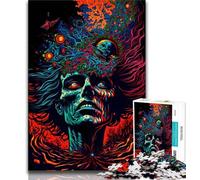 Puzzles 1000 pièces pour Adultes et Adolescents Puzzles Monstres psychédéliques pour Adultes, Cadeaux d'anniversaire Uniques pour Les Enfants de 14 Ans et Plus (Taille 75x50cm)