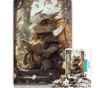 Puzzles 1000 pièces pour Adultes et Adolescents, Puzzles mystérieux de Dragon Volant pour Adultes, Anti-Stress, défi Difficile, Jouets de décoration pour la Maison (Taille 75x50cm)