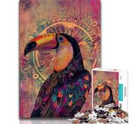 Puzzles 1000 pièces pour Adultes et Adolescents,Puzzles perroquets de la forêt Tropicale pour Adolescents,Jeux d'activités familiales stimulants,Jouets à Faire soi-même pour décoration Murale