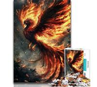 Puzzles 1000 pièces pour Adultes et Adolescents Puzzles Phénix mystérieux pour Adultes, Jeux Amusants, décoration Murale, Cadeaux d'anniversaire et de Noël Uniques (Taille 38x26cm)