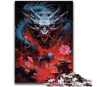 Puzzles 1000 pièces pour Adultes et Adolescents, Style Japonais, Motif Dragon, à partir de 14 Ans Difficile à réaliser, mais Amusant et Humoristique Superbes Cadeaux et Jouets 50x75cm