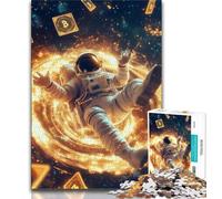 Puzzles 1000 pièces pour Adultes et Adolescents, thème Astronaute Relax Games est Un pour Toute la Famille (Taille 38x26cm)