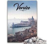 Puzzles 1000 pièces pour Adultes et Adolescents, Venise, Jouets éducatifs, Jeux Anti-Stress, Collection Artistes, Beaux-Arts (Taille 50x75cm)