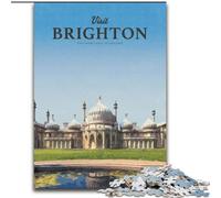 Puzzles 1000 pièces pour Adultes et Adolescents Visitez Brighton pour et à partir de 14 Ans Jouez aux Jouets Car C'est idéal comme Cadeau pour Toute la Famille (50x75cm) 1000 pièces