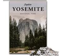 Puzzles 1000 pièces pour Adultes et Adolescents, visitez Yosemite, Jeux éducatifs, décoration d'intérieur, Collection d'artistes, Beaux-Arts (26x38cm), 1000 pièces