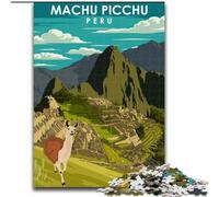 Puzzles 1000 pièces pour Adultes et Adolescents, Voyage au Machu Picchu, Pérou, Jouets éducatifs, Jeux Anti-Stress, Amour Entre Couples, 50x75cm