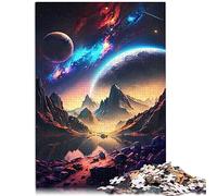Puzzles 1000 pièces pour Adultes et Enfants par Extraterrestre Oasis Puzzles en Bois Jeu Stimulant Puzzles 19,7 x 29,5 Pouces