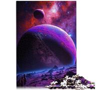 Puzzles 1000 pièces pour Adultes et Enfants, planète effrayante, Puzzle en Bois néon, Cadeau d'anniversaire, Cadeaux pour Adultes ou Enfants, décoration Murale 50 x 75 cm