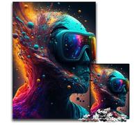 Puzzles 1000 pièces pour Adultes : Face of The Universe. Puzzles pour Adultes. Design Complexe pour Adolescents, décoration DIY et Divertissement Stimulant pour Le Cerveau. 26x38cm.