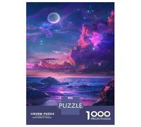 Puzzles 1000 Pièces pour Adultes Fantasy Beach Sunset Puzzle Adulte, Jeu Manuel, Décoration Murale, Cadeaux pour Amis Et Famille 52x38cm/1000pcs