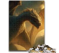 Puzzles 1000 pièces pour Adultes Fantasy Dragon Learning Jouets éducatifs Jeux familiaux Améliorer l'amour Entre Couples 26x38cm