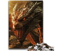 Puzzles 1000 pièces pour Adultes Fantasy Flying Dragon Jeu de réflexion Jeu éducatif pour Anniversaire, Noël pour Les 14 Ans 50x75cm