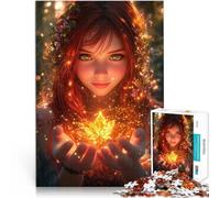 Puzzles 1000 pièces pour Adultes Feuille enchantée Jeu Familial Anti-Stress Défi Difficile Améliorer la mémoire 38x26cm