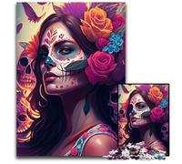 Puzzles 1000 pièces pour Adultes Fiesta of Life, Jeu de réflexion en Carton, Jeu Familial interactif, adapté aux 14 Ans et Plus, 26x38cm
