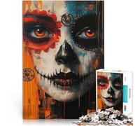 Puzzles 1000 pièces pour Adultes Fille des Morts Fabriqué en Carton Convient aux 14 Ans et Plus Jeux de détente Améliorer l'amour Entre Les Couples。Taille:38x52cm/14.96x20.47pouce