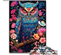 Puzzles 1000 pièces pour Adultes Fleurs de Cerisier et Panda en Bois, Jeu Familial interactif, Convient aux 14 Ans et Plus 50x75cm Un pour Noël ou Un Anniversaire