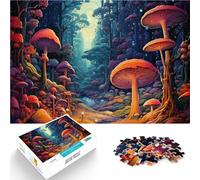 Puzzles 1000 pièces pour Adultes Forêt Magique Fait de Bois pour Les 14 Ans et Plus Jeu éducatif Défi Jouet Excellent Cadeau pour Les Jeux。Taille：50x75cm/19.68x29.52pouce