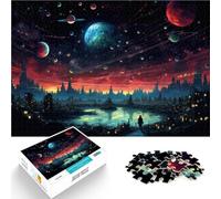 Puzzles 1000 pièces pour Adultes Futures Villes sur Terre Puzzle pour Cadeaux 14,96 po x 20,47 po Une œuvre d'art Convient aux Adolescents de 14 Ans et Plus