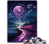 Puzzles 1000 pièces pour Adultes Galaxy Art Beach Family Fun Activités à la Maison, Cadeaux d'anniversaire, Cadeaux de Voyage, pour Les Enfants de 14 Ans et Plus 50x75cm