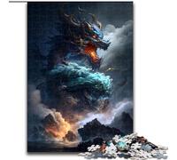 Puzzles 1000 pièces pour Adultes Galaxy Art Flying Dragon Jigsaw Parfait pour s'amuser en Famille à Noël, Thanksgiving, Les Anniversaires et Pâques (Taille : 50x75cm)