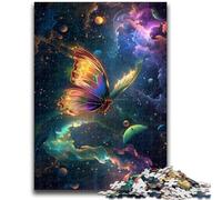 Puzzles 1000 pièces pour Adultes Galaxy Butterfly Relax Games Jeu éducatif pour Anniversaire, Noël à partir de 14 Ans 50x75cm
