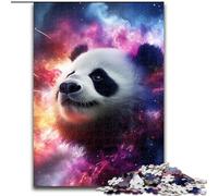 Puzzles 1000 pièces pour Adultes Galaxy Panda Jigsaw, Un Art DIY Stimulant pour Les passionnés, Cadeau Parfait pour la détente (Taille : 26x38cm)