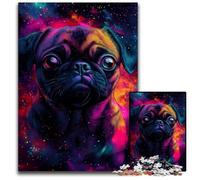 Puzzles 1000 pièces pour Adultes Galaxy Raccoon Puzzles impossibles pour Adultes pour la décoration intérieure et Les Vacances 50x75cm/19,68x29,52 Pouces
