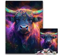 Puzzles 1000 pièces pour Adultes Galaxy Yak Impossible Puzzles pour Adultes Parfait pour Les Cadeaux d'anniversaire, de Noël et d'halloween 50x75cm/19,68x29,52 Pouces