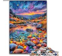 Puzzles 1000 pièces pour Adultes, Galets colorés, à partir de 14 Ans Un Jeu Stimulant à Offrir à Toute la Famille et aux Amis (Taille 50x75cm)
