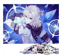 Puzzles 1000 pièces pour Adultes Genshin Impact Albedo Premium 100% Planche recyclée Cadeau Amusant 26x38 cm