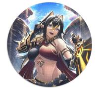 Puzzles 1000 pièces pour Adultes Genshin Impact Dehya Puzzles Ronds 1000 pièces pour Adultes pour Adolescents et familles, décoration DIY Parfaite et défi cérébral 67,5 x 67,5 cm