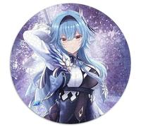 Puzzles 1000 pièces pour Adultes Genshin Impact EULA Lawrence Puzzles Ronds 1000 pièces pour Adultes pour Adolescents et familles, décoration DIY Parfaite et défi cérébral 67,5 x 67,5 cm