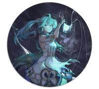 Puzzles 1000 pièces pour Adultes Genshin Impact Faruzan Puzzles Ronds pour Jeu de réflexion 1000 pièces, Jeu Familial interactif, adapté aux 14 Ans et Plus 67,5 x 67,5 cm