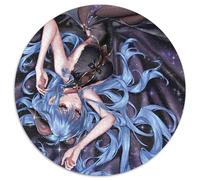 Puzzles 1000 pièces pour Adultes Genshin Impact Ganyu Puzzles pour Adultes Jeu interactif Familial, Cadeau Artisanal avec Illustrations colorées 67,5 x 67,5 cm