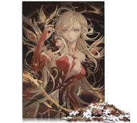 Puzzles 1000 pièces pour Adultes Genshin Impact La Signora Premium Planche 100% recyclée pour Adultes et Enfants 26 x 38 cm