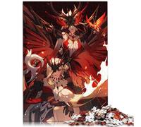 Puzzles 1000 pièces pour Adultes Genshin Impact La Signora Puzzles en Carton Jeu de Puzzle Familial 26x38 cm