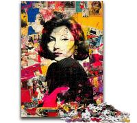 Puzzles 1000 pièces pour Adultes Graffiti Art Relax Jeux éducatifs pour Anniversaire, Noël pour et jusqu'à 14 Ans 26x38cm