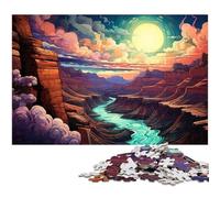 Puzzles 1000 pièces pour Adultes Grand Canyon américain dans Un Monde Fantastique Puzzles Cadeaux d'anniversaire Cadeaux pour Adolescents de 14 Ans et Plus 1000 pièces (38 x 26 cm)